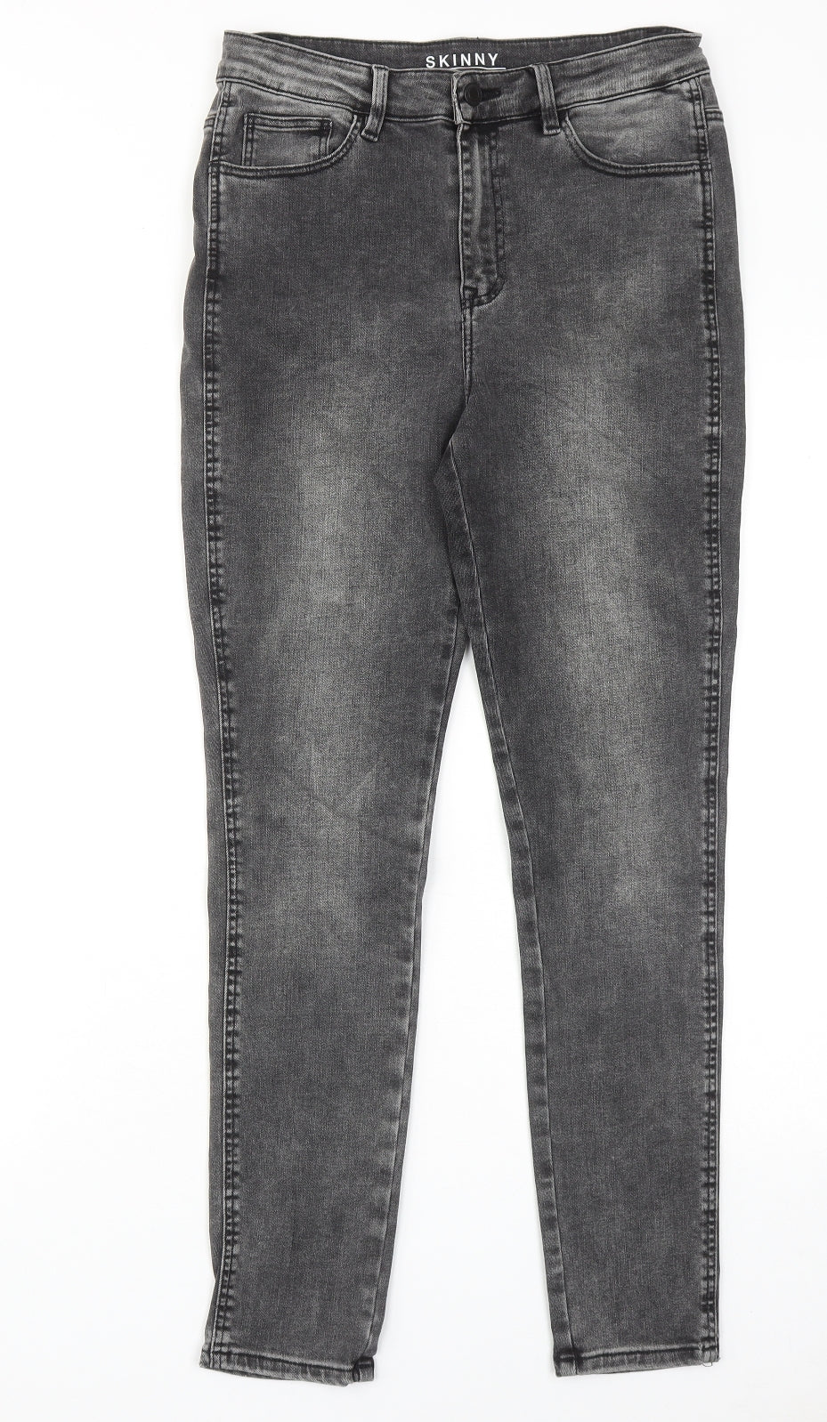 Womens UK Size 10 Marks and Spencer Regular Fit Skinny Grey Jeans