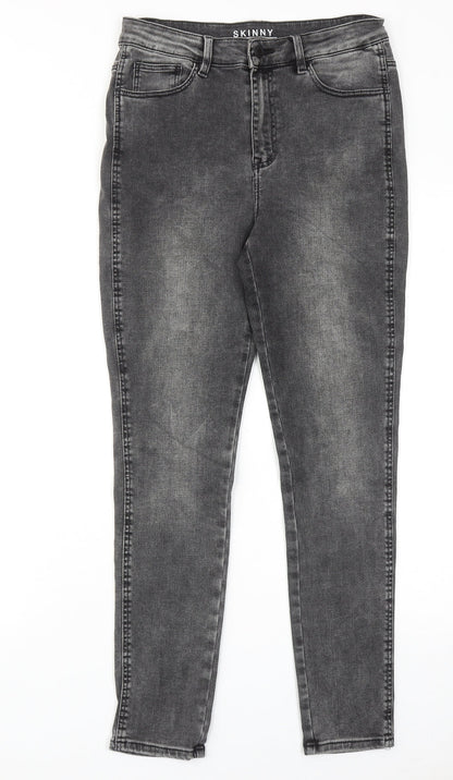 Womens UK Size 10 Marks and Spencer Regular Fit Skinny Grey Jeans