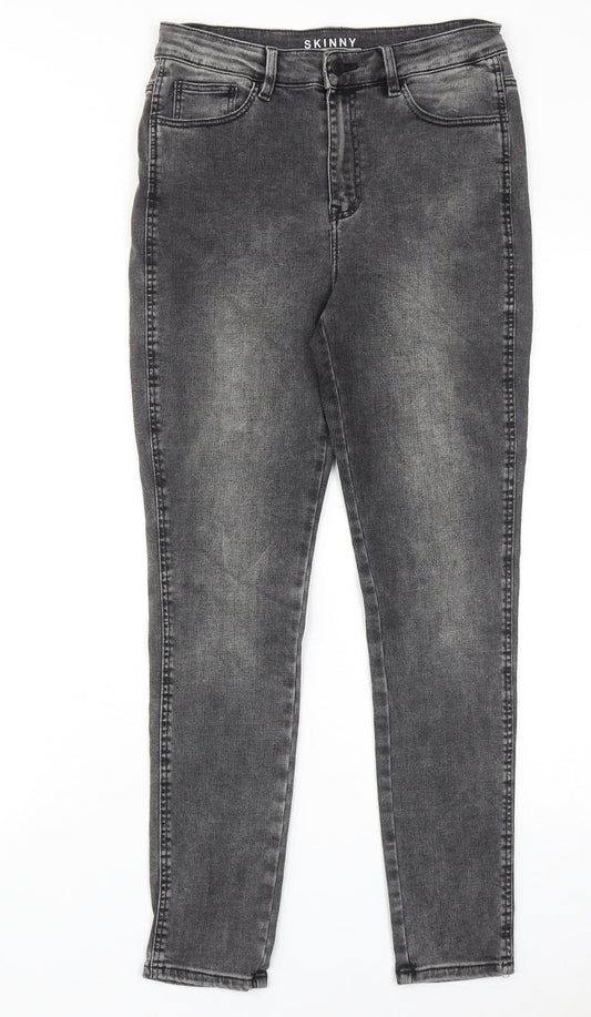 Womens UK Size 10 Marks and Spencer Regular Fit Skinny Grey Jeans