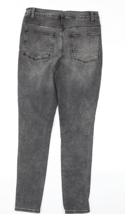 Womens UK Size 10 Marks and Spencer Regular Fit Skinny Grey Jeans