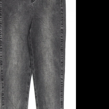 Womens UK Size 10 Marks and Spencer Regular Fit Skinny Grey Jeans