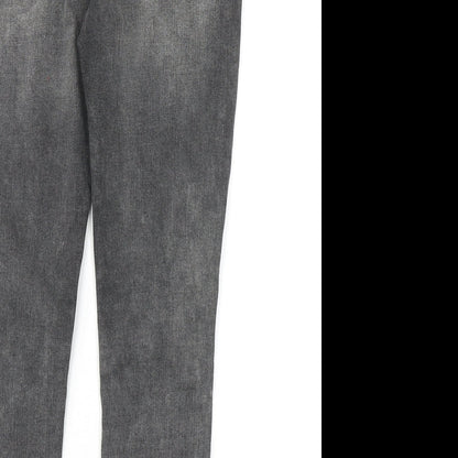 Womens UK Size 10 Marks and Spencer Regular Fit Skinny Grey Jeans