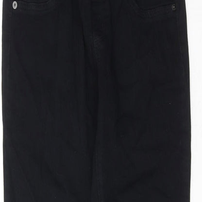 Led Womens Black Cotton Skinny Jeans Size 28 in Regular