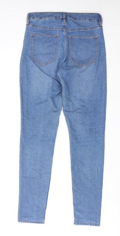 Womens UK Size 28 in H&M Regular Fit Skinny Blue Jeans