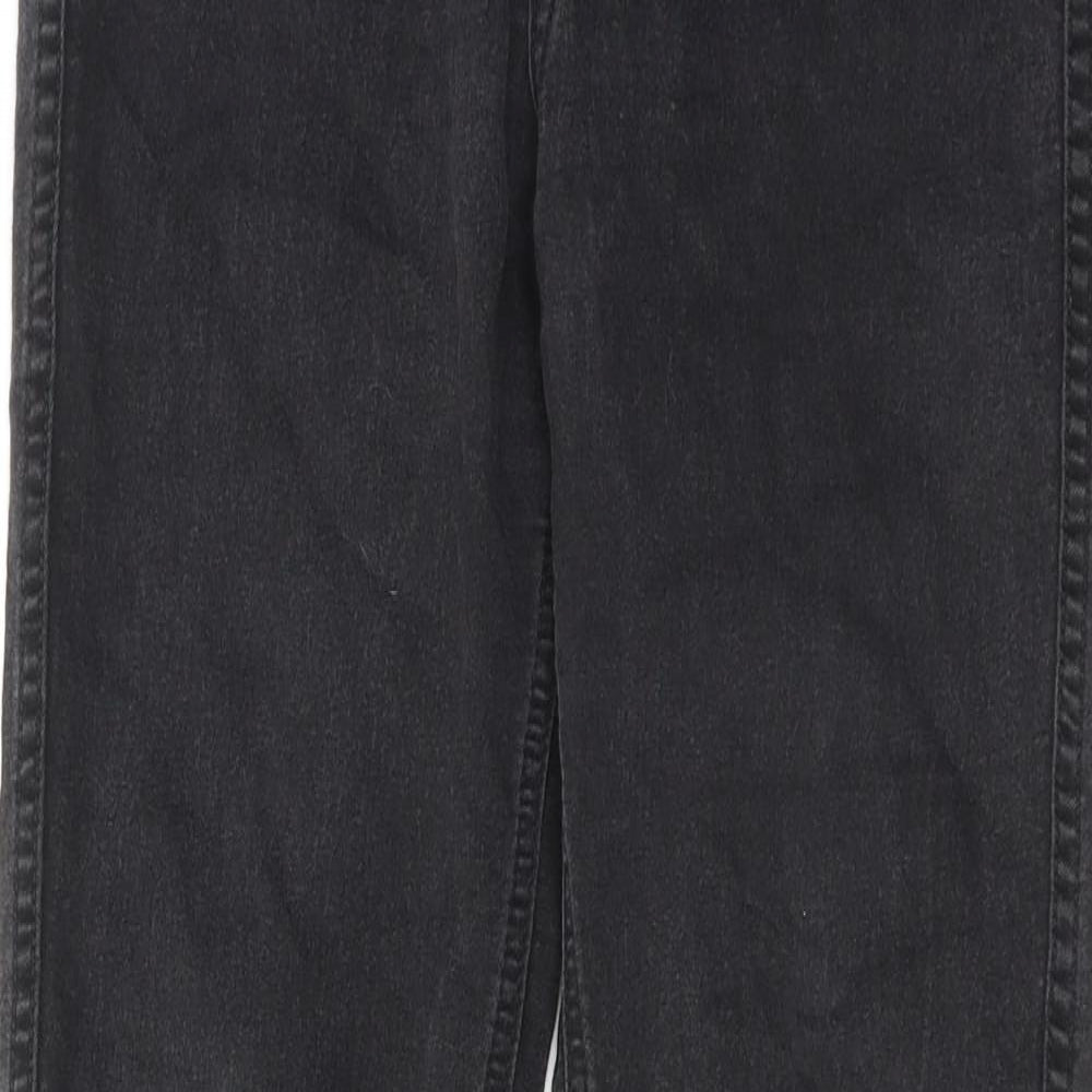 Womens UK Size 29 in H&M Regular Fit Straight Grey Jeans