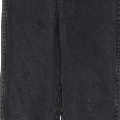 Womens UK Size 29 in H&M Regular Fit Straight Grey Jeans