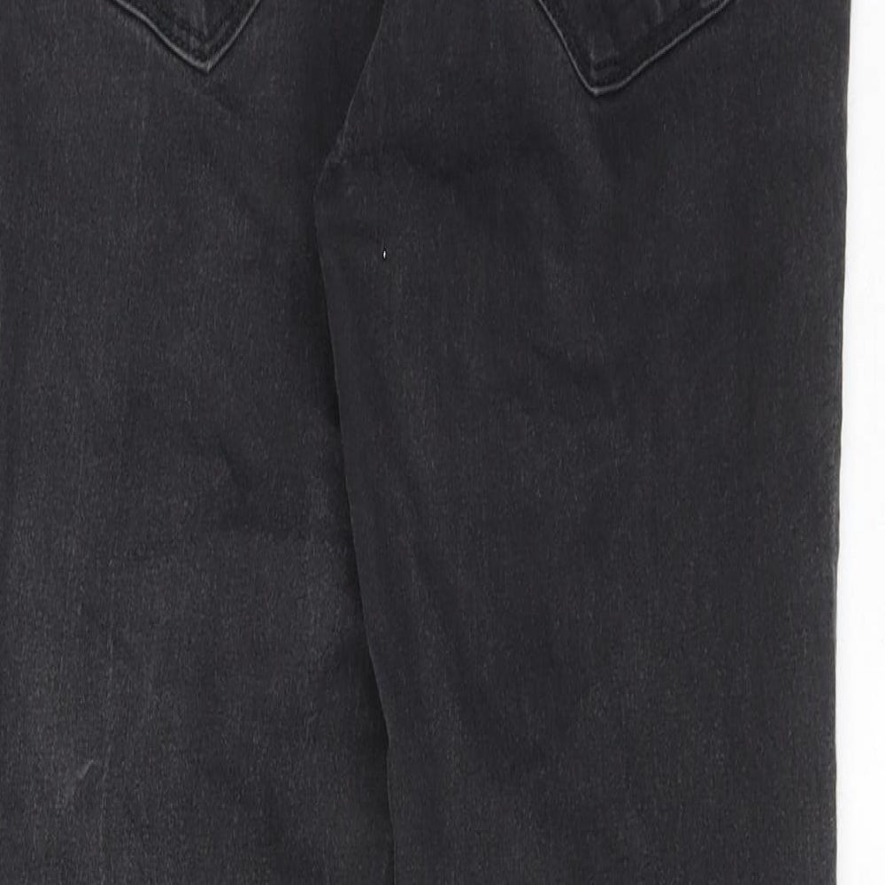 Womens UK Size 29 in H&M Regular Fit Straight Grey Jeans