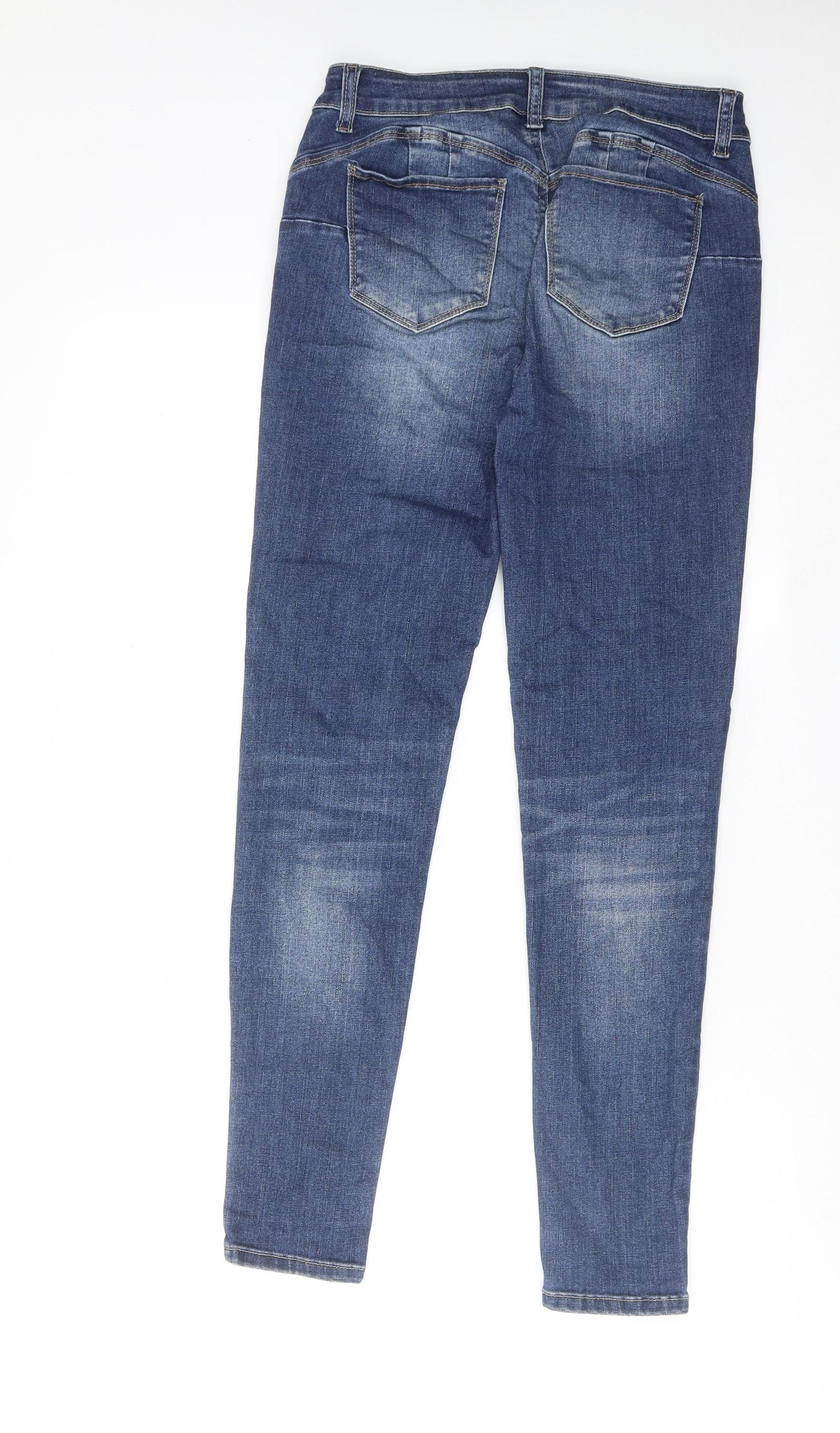 Womens UK Size 28 in WAX JEAN Regular Fit Skinny Blue Jeans
