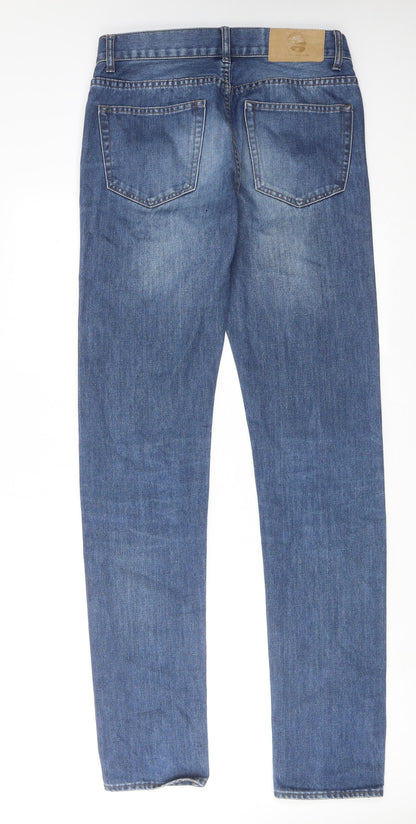 Mens UK Size 30 in Cheap Monday Regular Fit Skinny Blue Jeans