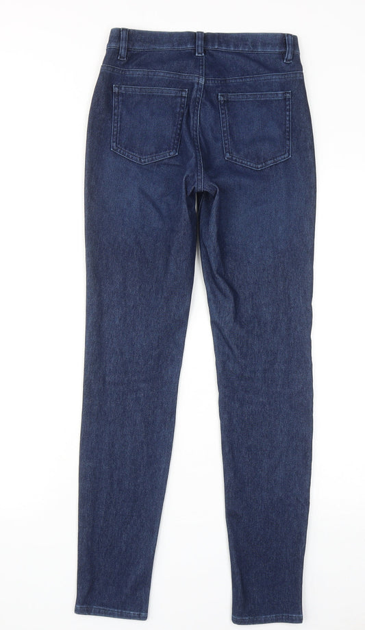 Uniqlo Womens Blue Cotton Skinny Jeans Size 26 in Regular