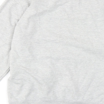 Save the People Womens Grey Cotton Pullover Sweatshirt Size S Pullover - Christmas