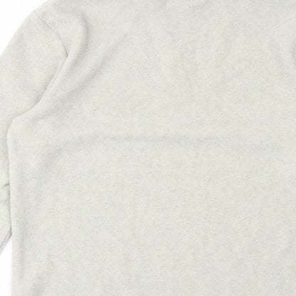 Lounge Mens Beige Polyester Pullover Sweatshirt Size S