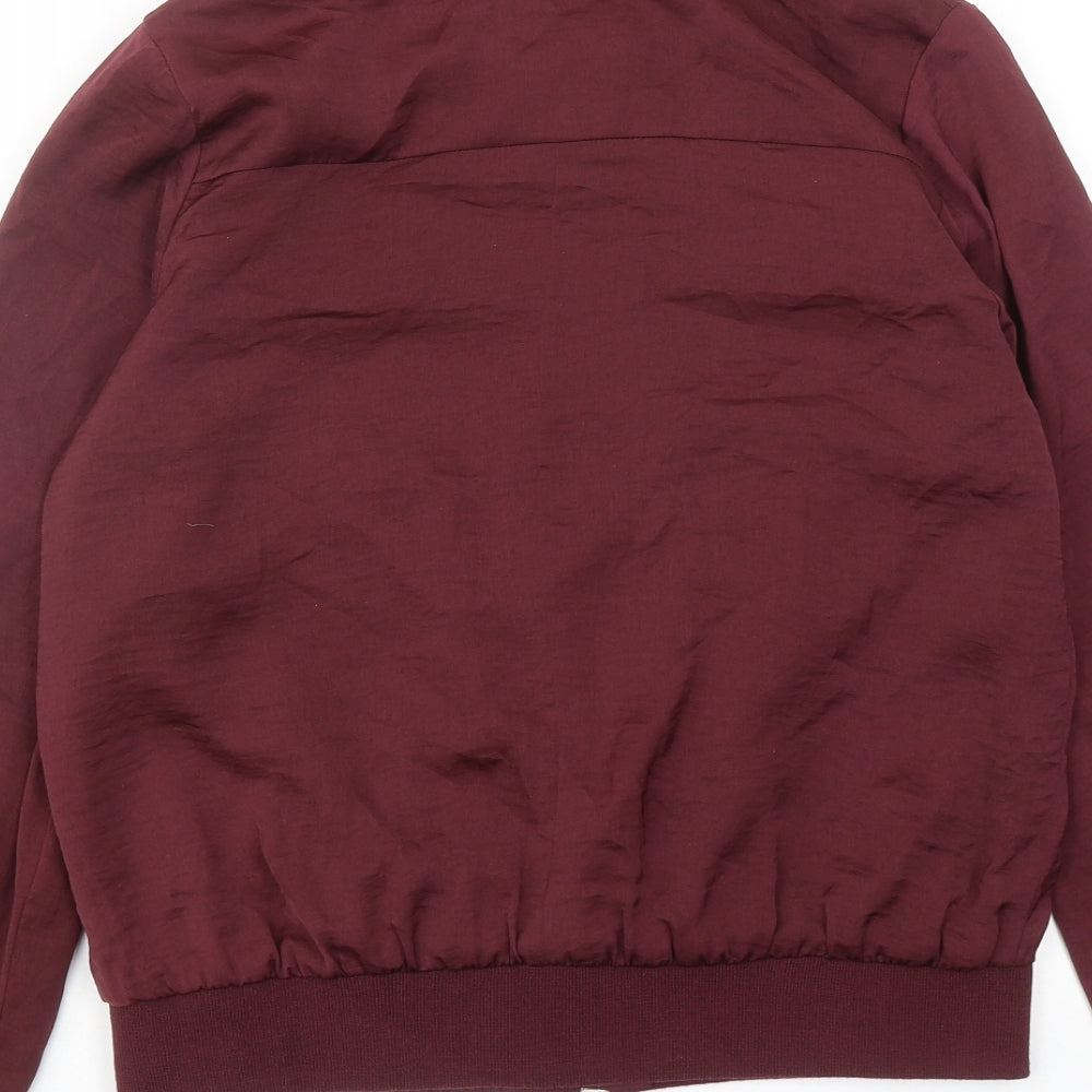 Womens UK Size 10 New Look Red Varsity Jacket