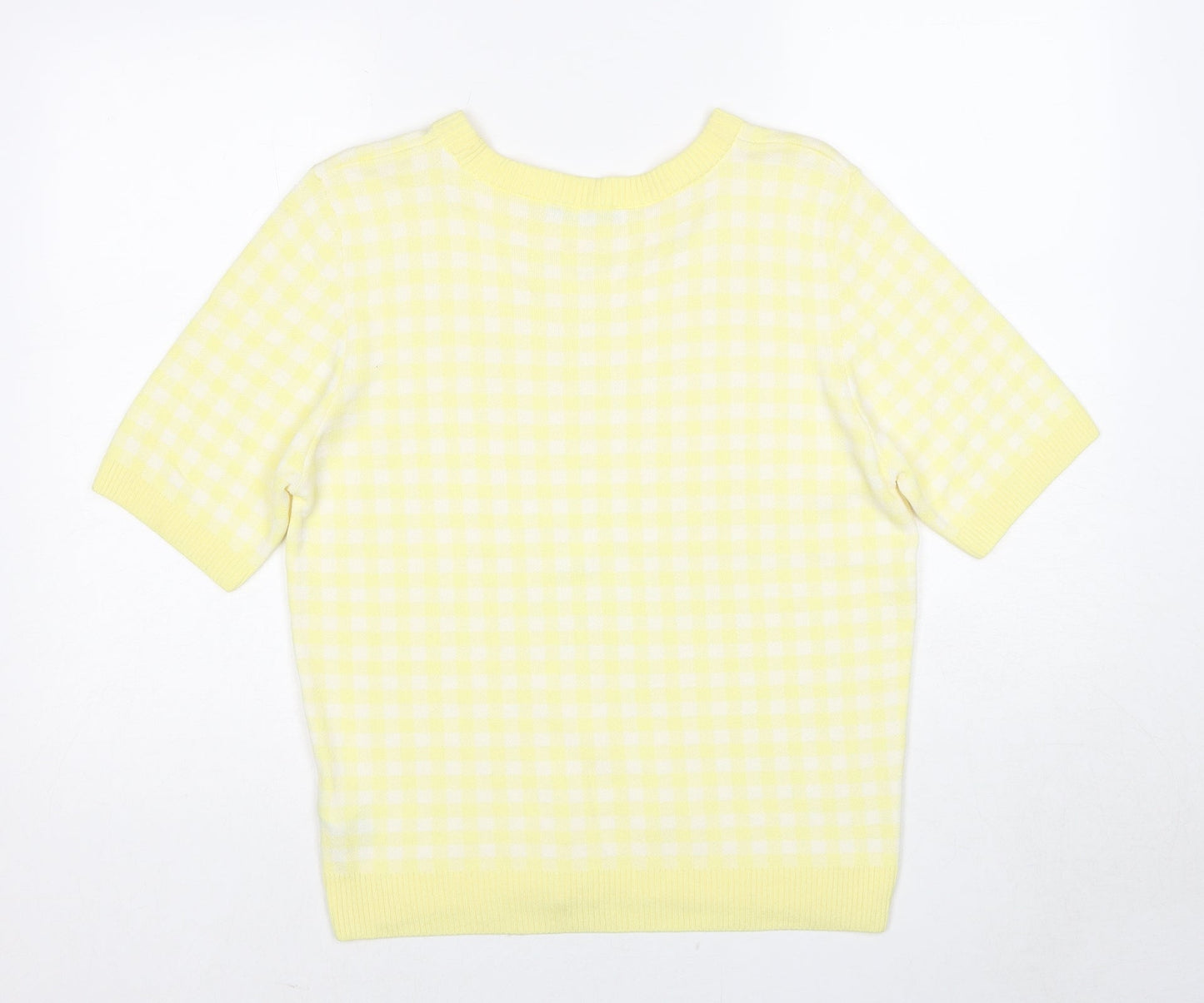 Womens UK Size 16 Marks and Spencer Yellow Pullover Jumper