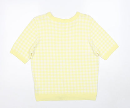 Womens UK Size 16 Marks and Spencer Yellow Pullover Jumper