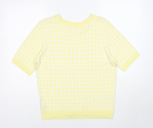 Womens UK Size 16 Marks and Spencer Yellow Pullover Jumper