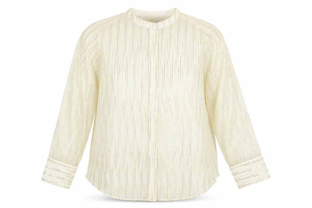 Womens UK Size M Marks and Spencer Gold Basic Button-Up