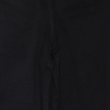Topshop Womens Black Cotton Skinny Jeans Size 25 in L28 in Regular Zip