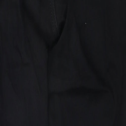 Topshop Womens Black Cotton Skinny Jeans Size 25 in L28 in Regular Zip