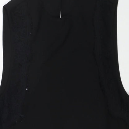 Womens UK Size 10 Warehouse Black Basic Tank