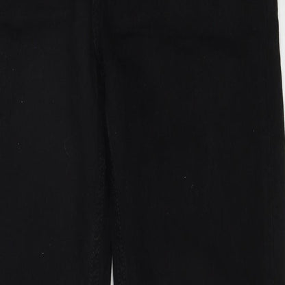 Burton Mens Black Cotton Straight Jeans Size 28 in Regular Zip