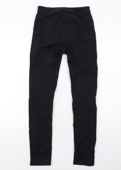 Womens UK Size 8 H&M Regular Fit Skinny Black Jeans