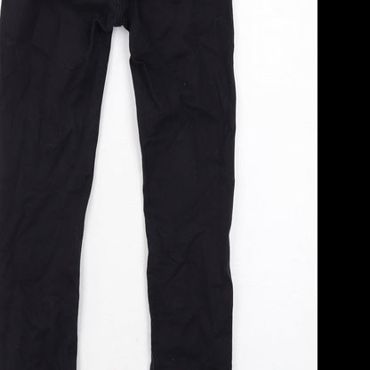 Womens UK Size 8 H&M Regular Fit Skinny Black Jeans