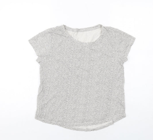 Womens UK Size S H&M White Basic T-Shirt
