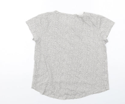 Womens UK Size S H&M White Basic T-Shirt