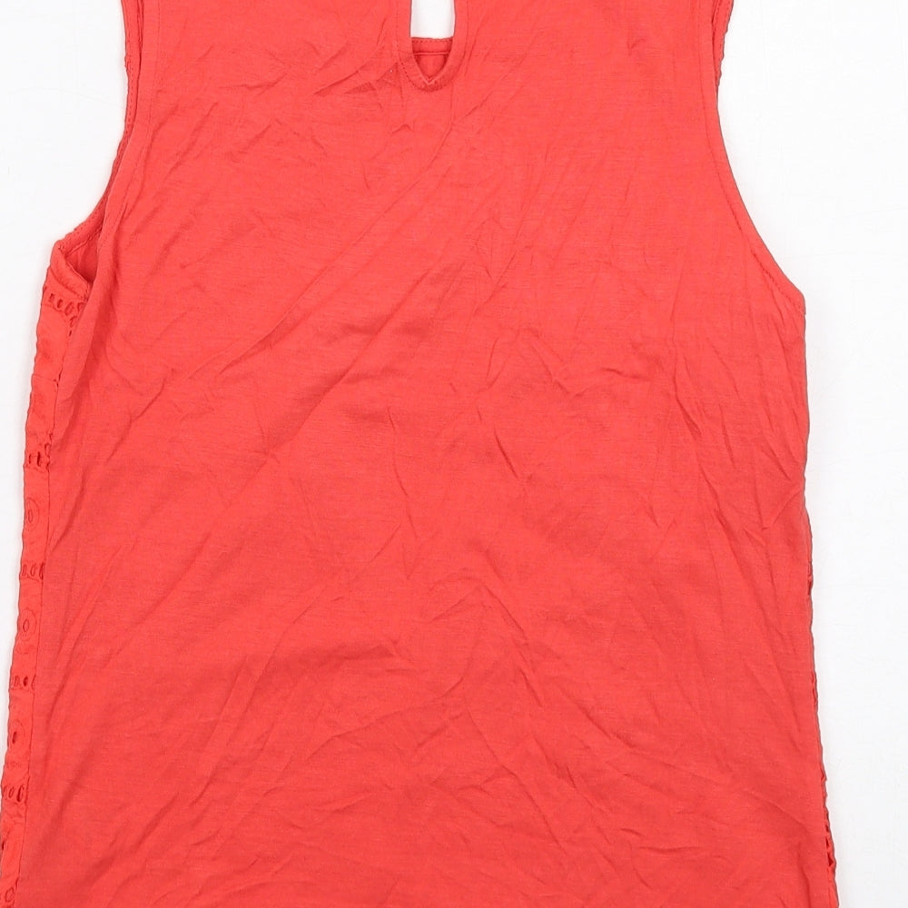 Womens UK Size 8 Red Herring Red Basic Blouse