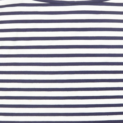 Womens UK Size M H&M Blue Cropped T-Shirt