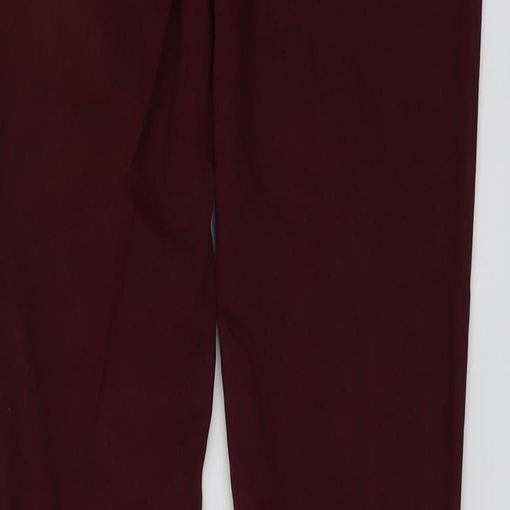 Oasis Womens Purple Cotton Skinny Jeans Size 10 L30 in Regular Button