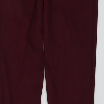 Oasis Womens Purple Cotton Skinny Jeans Size 10 L30 in Regular Button