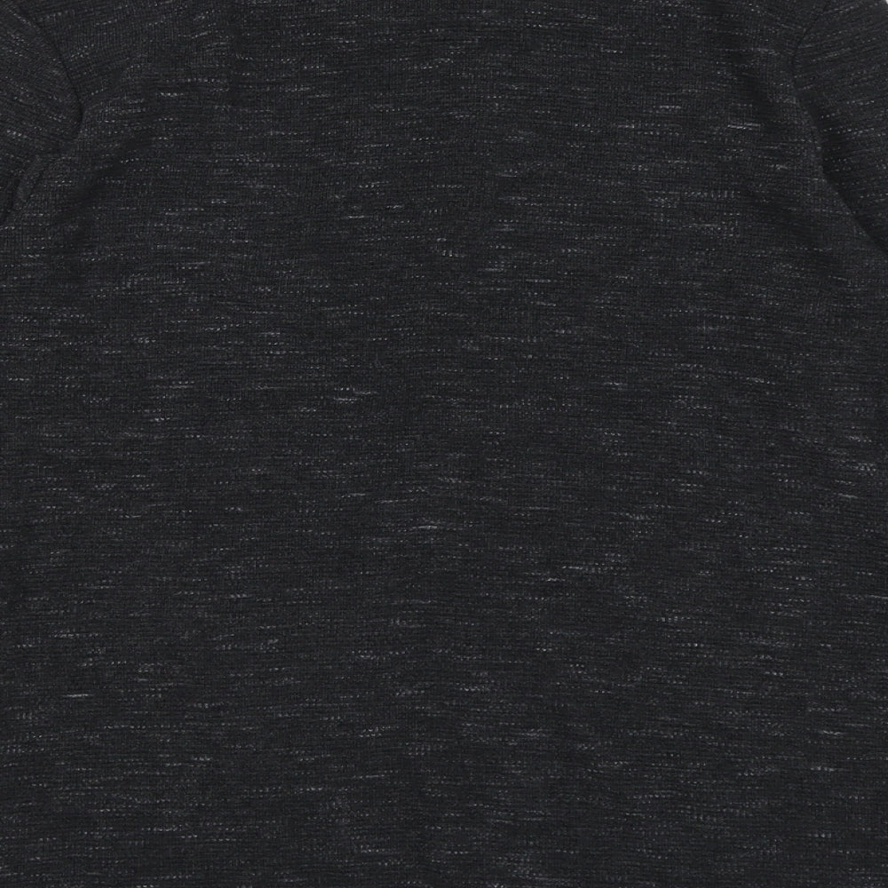 Mens UK Size L Bershka Grey Pullover Sweatshirt