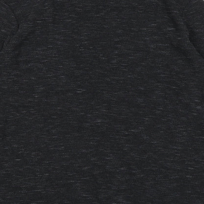 Mens UK Size L Bershka Grey Pullover Sweatshirt