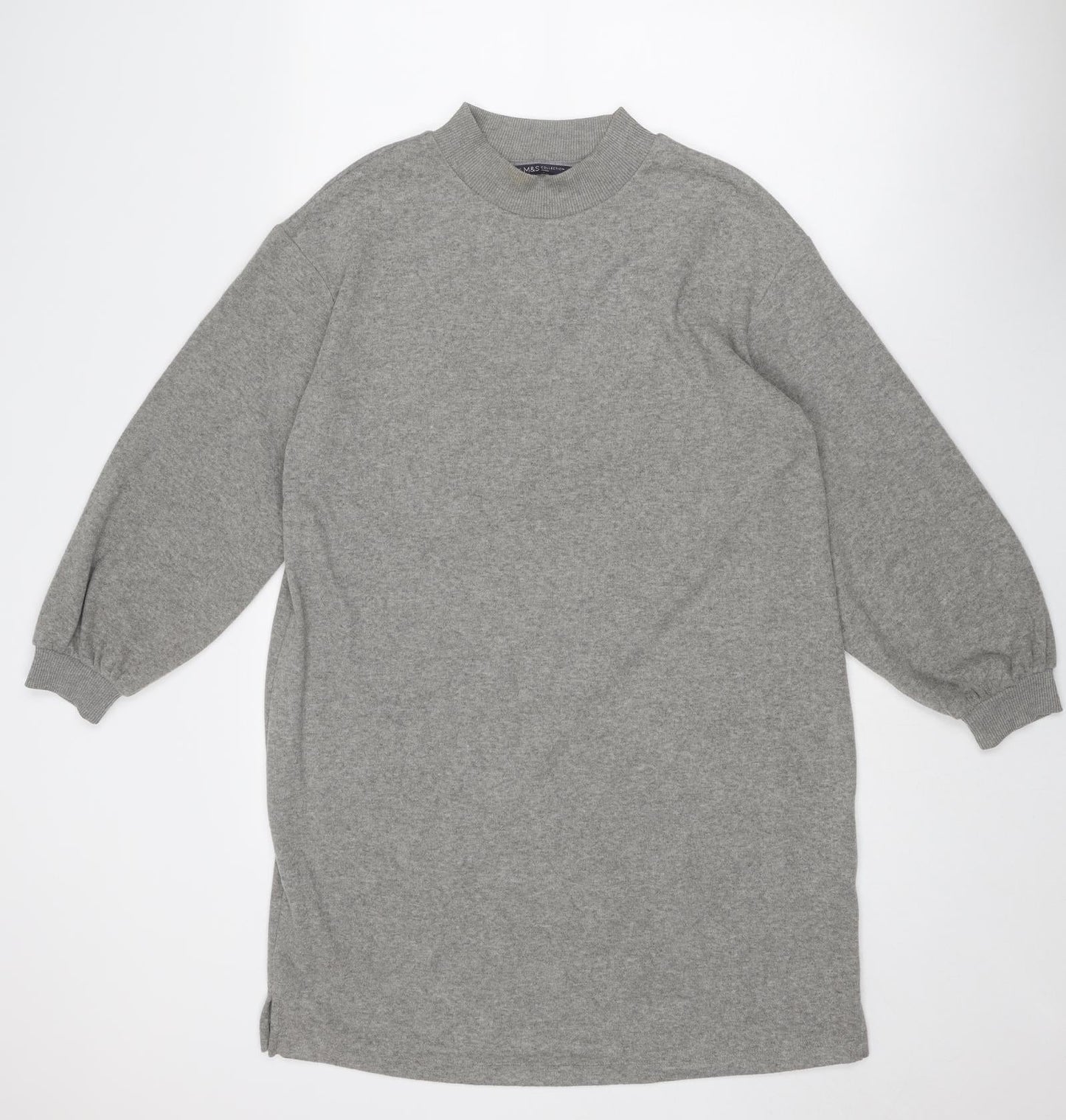 Womens UK Size 14 Marks and Spencer Grey Pullover Sweatshirt