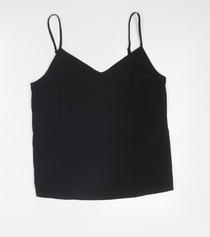 Womens UK Size 10 Marks and Spencer Black Basic Tank