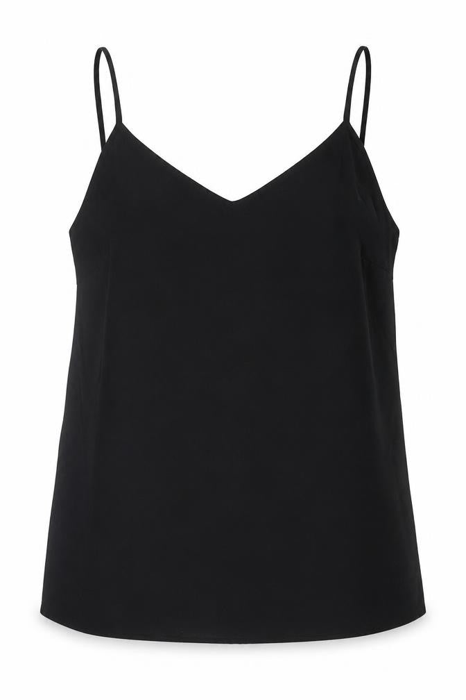 Womens UK Size 10 Marks and Spencer Black Basic Tank