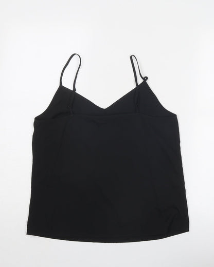 Womens UK Size 10 Marks and Spencer Black Basic Tank
