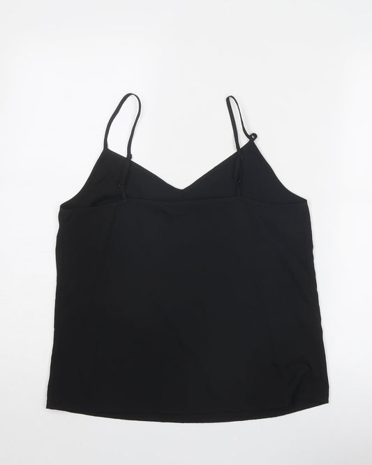 Womens UK Size 10 Marks and Spencer Black Basic Tank