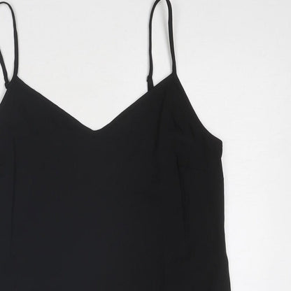 Womens UK Size 10 Marks and Spencer Black Basic Tank