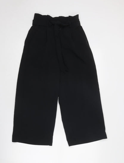 Womens UK Size XS VERO MODA Regular Fit  Black Trousers