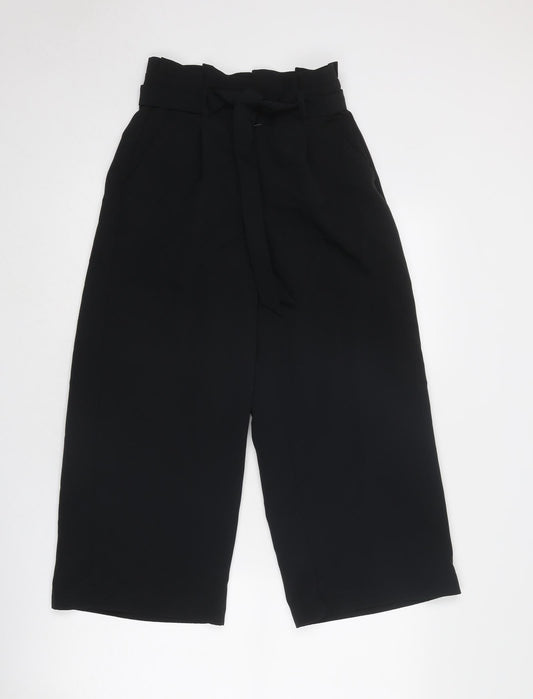 Womens UK Size XS VERO MODA Regular Fit  Black Trousers
