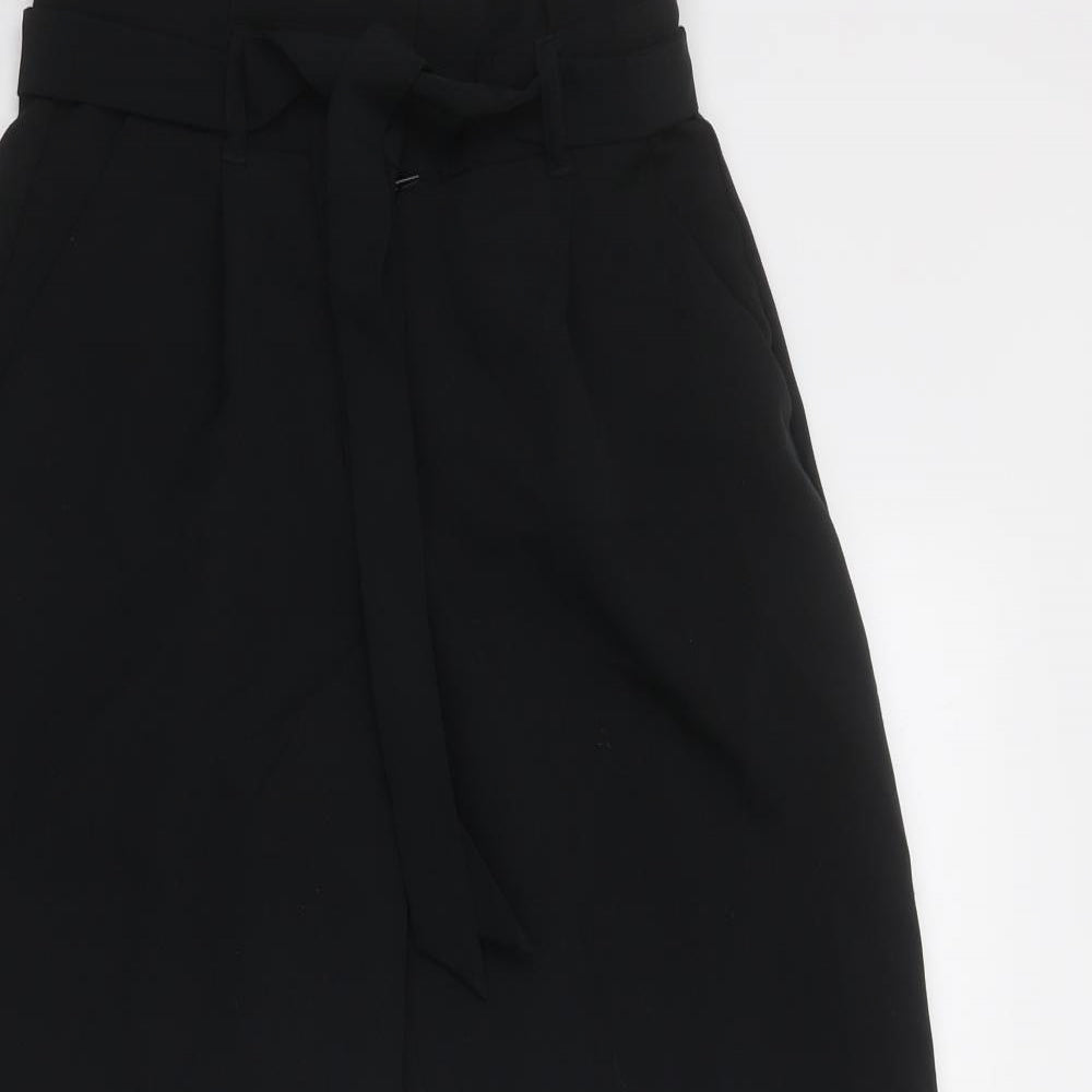 Womens UK Size XS VERO MODA Regular Fit  Black Trousers