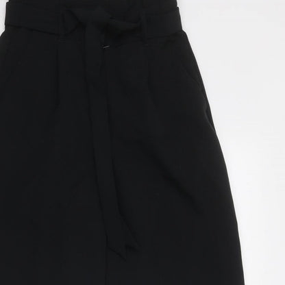 Womens UK Size XS VERO MODA Regular Fit  Black Trousers