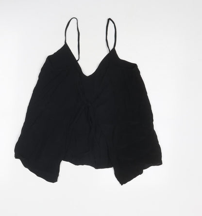 Womens UK Size 10 H&M Black Basic Tank