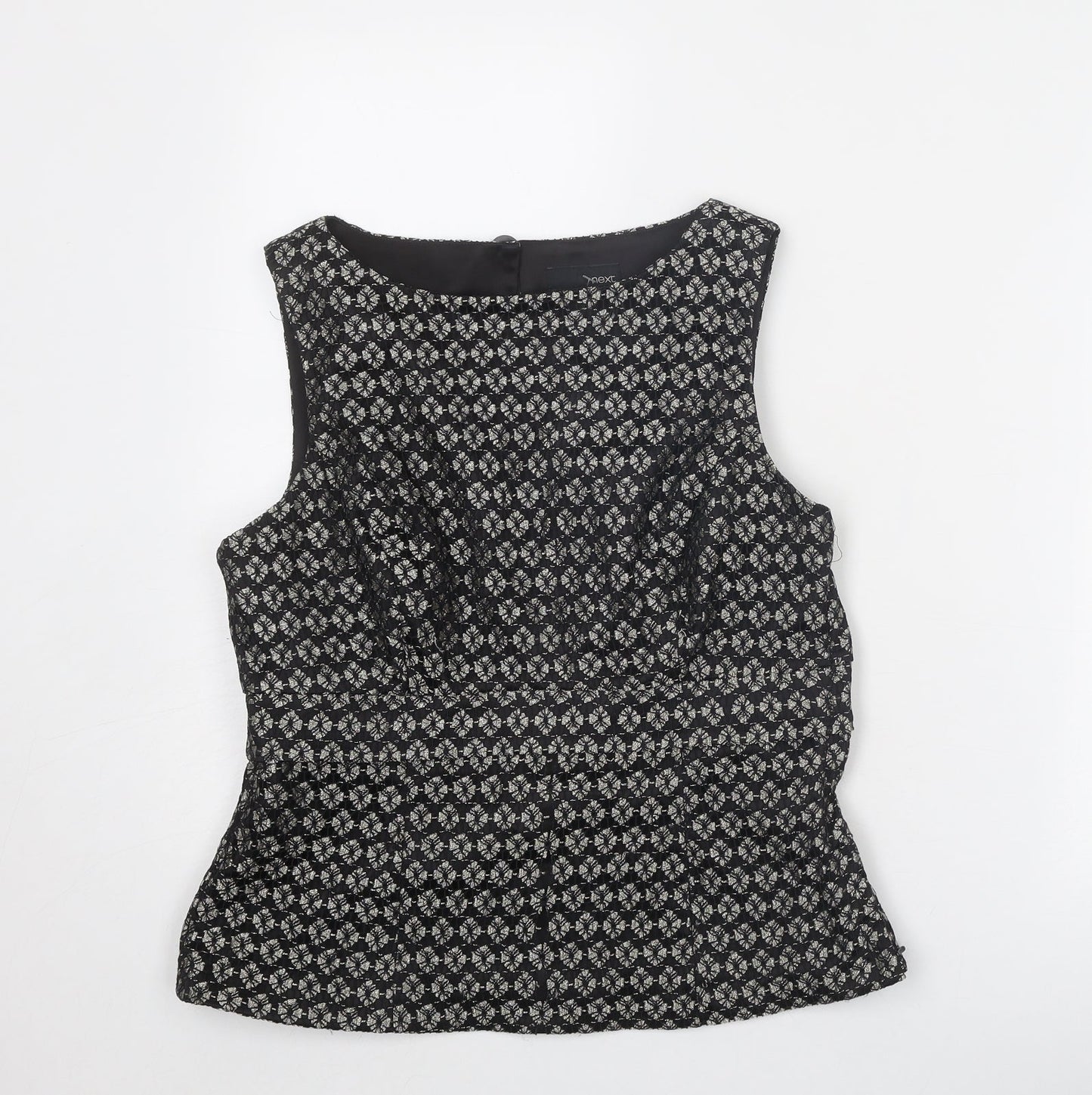 Womens UK Size 14 NEXT Black Basic Tank