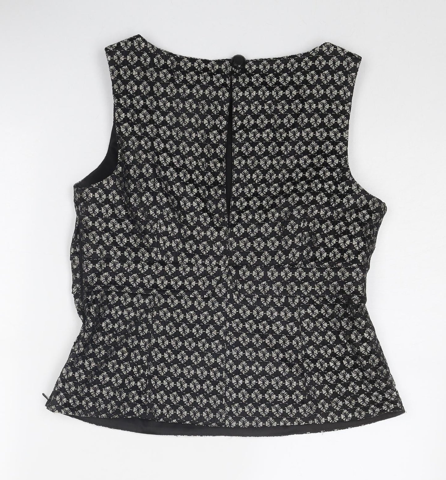 Womens UK Size 14 NEXT Black Basic Tank
