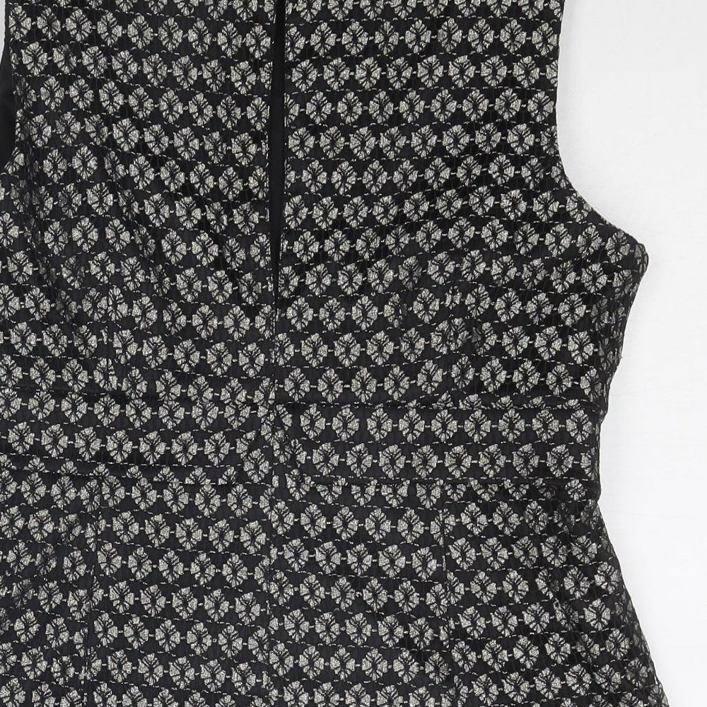 Womens UK Size 14 NEXT Black Basic Tank
