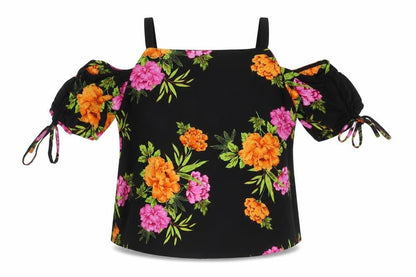Womens UK Size 8 New Look Black Basic Blouse